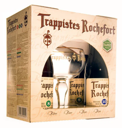 Rochefort 4x330ml & Glass Giftset