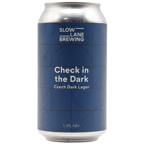 Slow Lane Brewing Check In The Dark Czech Dark Lager 375ml