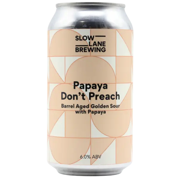 Slow Lane Brewing Papaya Don't Preach Barrel Aged Golden Sour 375ml