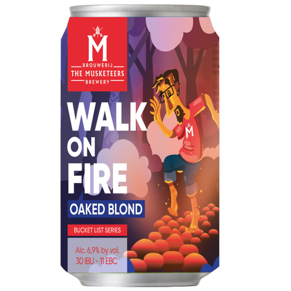 The Musketeers Walk On Fire Oaked Blond 330ml