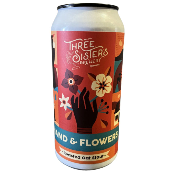 Three Sisters Hand & Flowers Oat Stout 440ml