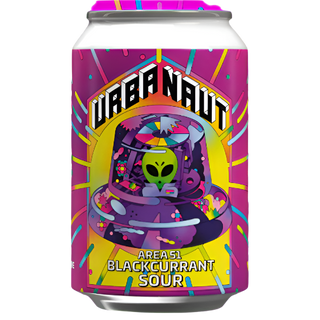 Urbanaut Area 51 Blackcurrant Sour 330ml - The Beer Cellar