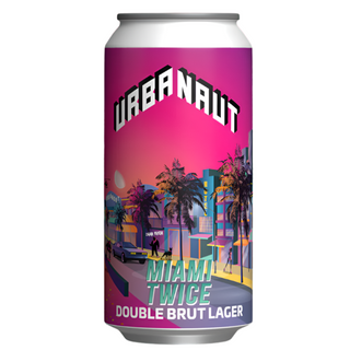 Urbanaut Miami Twice Double Brut Lager 440ml - The Beer Cellar