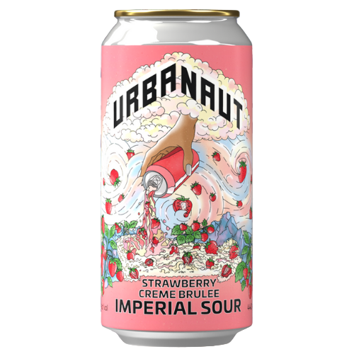 Urbanaut Strawberry Creme Brulee Imperial Sour 440ml