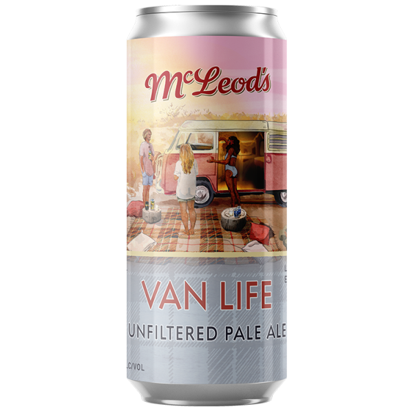 Mcleod's Van Life Unfiltered Pale Ale 440ml