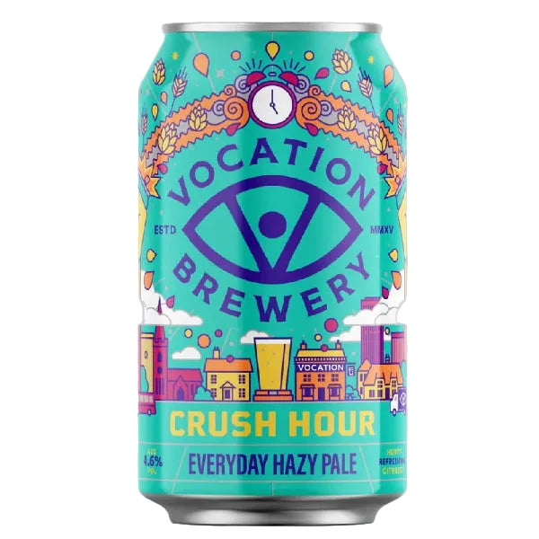 Vocation Brewery Crush Hour Hazy Pale Ale 330ml | Beer Cellar NZ