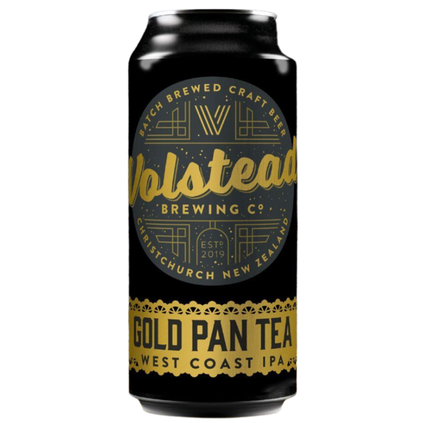 Volstead Gold Pan Tea West Coast IPA 440ml | Beer Cellar NZ