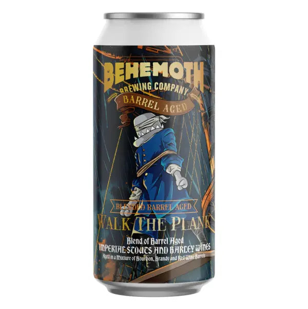 Behemoth Walk The Plank Blend Of Barrel Aged Scotch & Barley Wines 440ml