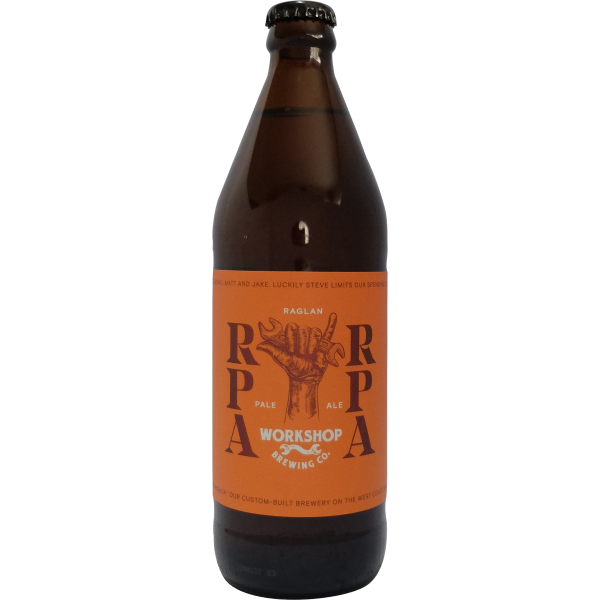 Workshop Brewing Co Raglan Pale Ale 500ml