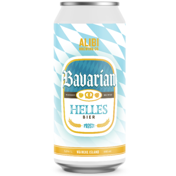 Alibi Brewing Bavarian Helles Bier 440ml