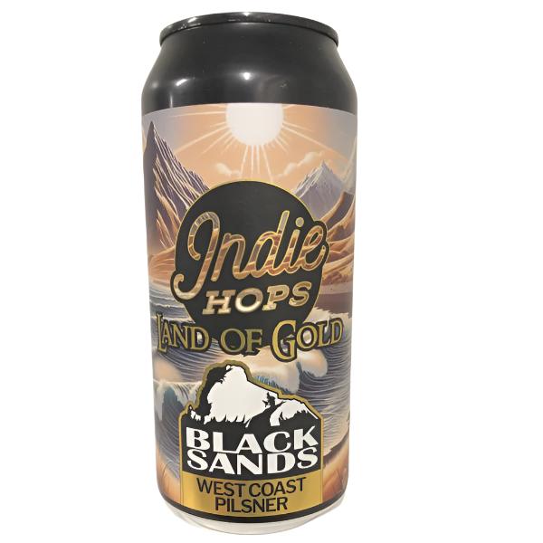 Black Sands x Indie Hops Land Of Gold West Coast Pilsner 440ml