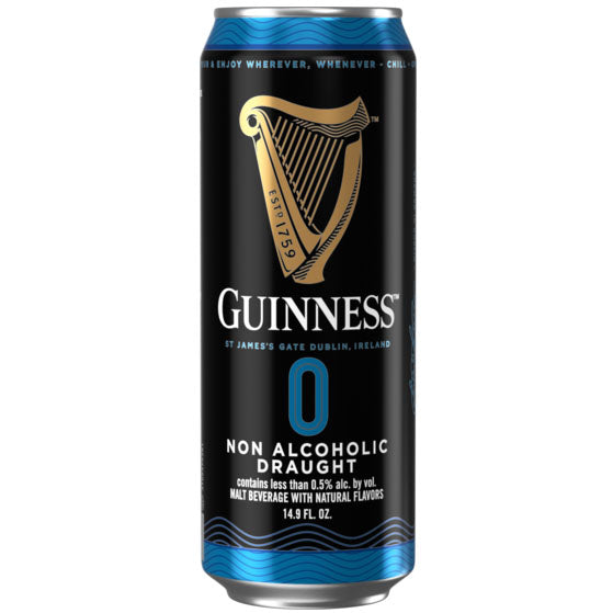 Guinness 0.0% Non Alcoholic Stout 440ml