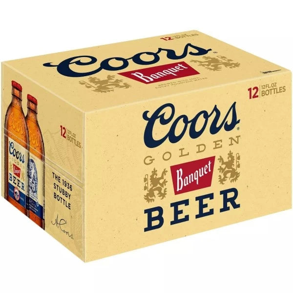 Coors Banquet Lager Beer 12x355ml