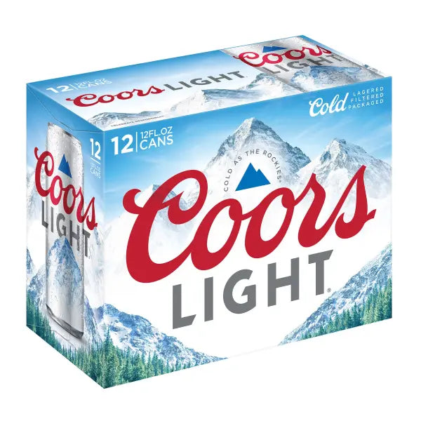 Coors Light 12x355ml Can