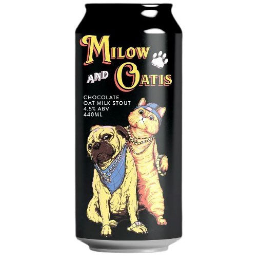 Double Vision Milow & Oatis Chocolate Oat Milk Stout 440ml