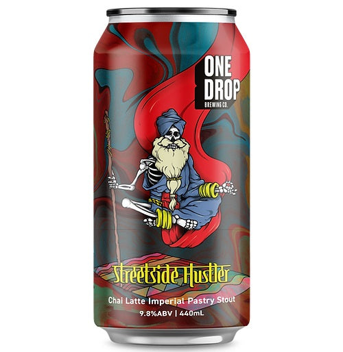One Drop Brewing Streetside Hustler Chai Latte Imperial Pastry Stout 440ml