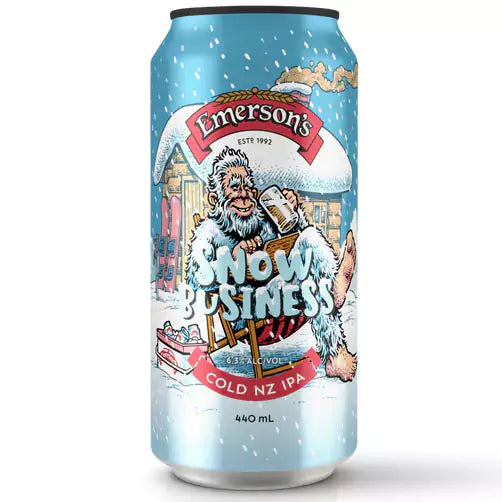 Emersons Snow Business Cold NZ IPA 440ml