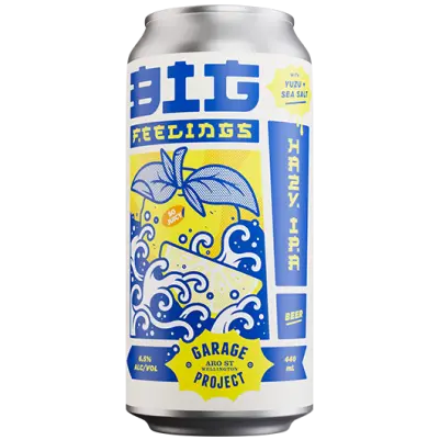 Garage Project Big Feelings Yuzu & Sea Salt Hazy IPA 440ml