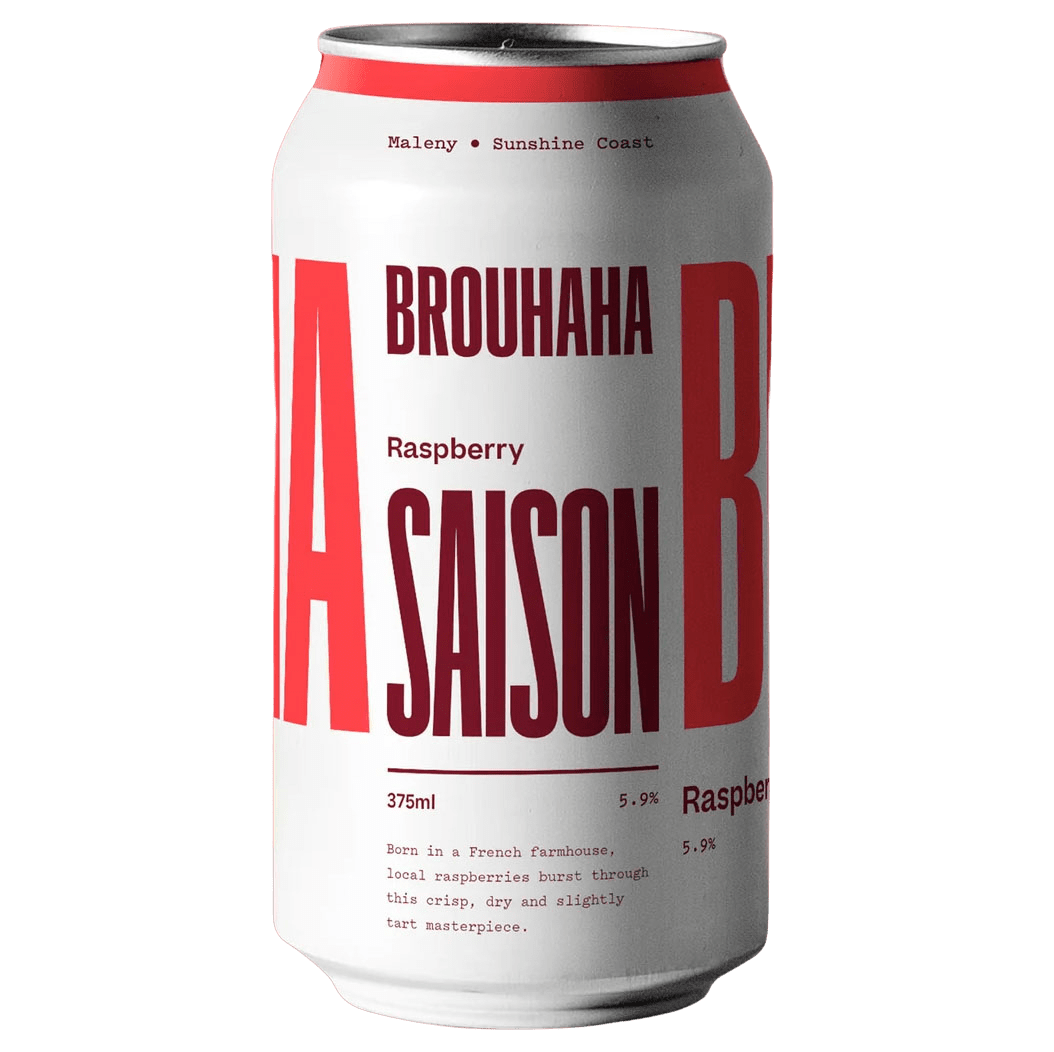 Brouhaha Raspberry Saison 375ml | Beer Cellar NZ