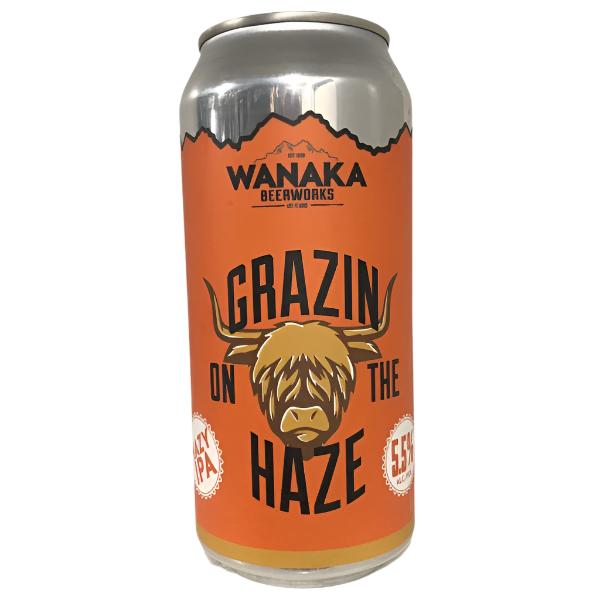 Wanaka Beerworks Grazin on the Haze Hazy IPA 440ml