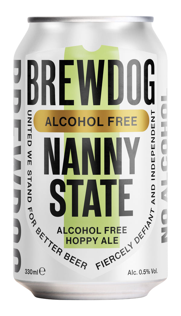 Brewdog Nanny State 0% Hoppy Alcohol Free Ale 330ml BB 16/11/23