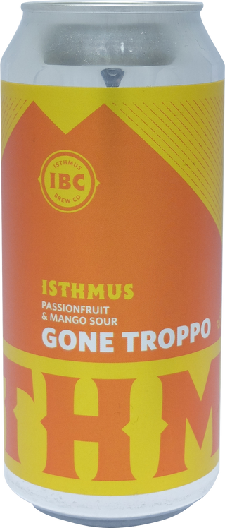 Isthmus Gone Troppo Mango & Passionfruit Sour 440ml - The Beer Cellar