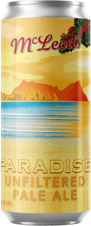 Mcleod's Unfiltered Paradise Pale Ale 440ml