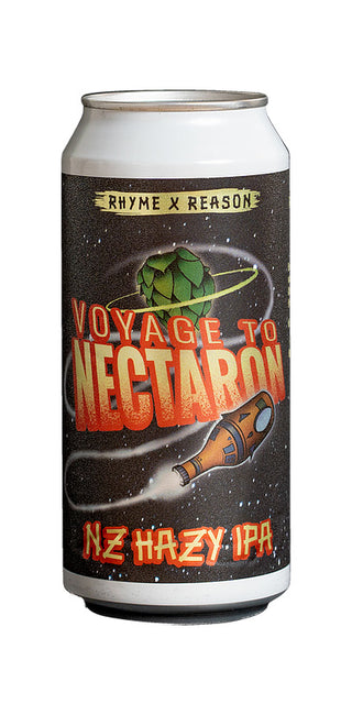 Rhyme & Reason Voyage To Nectaron Hazy IPA 440ml BB JUN 24 - The Beer Cellar