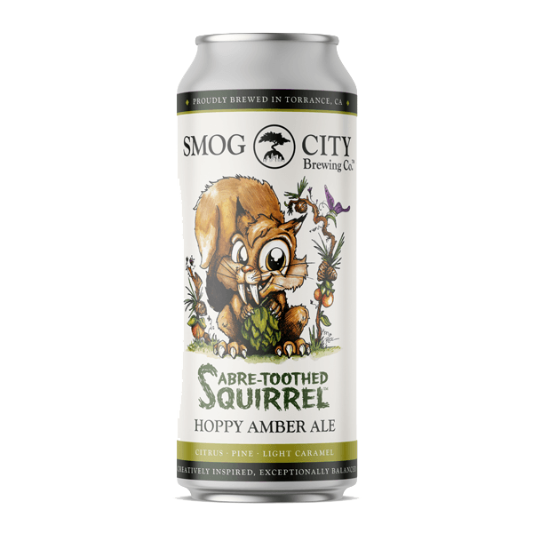 Smog City Sabre Toothed Squirrel Hoppy Amber Ale 473ml