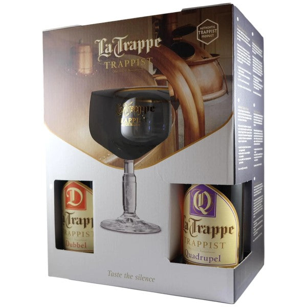 La Trappe Gift Pack 4x330ml Bottles + Glass