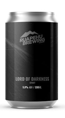 Ruapehu Brewing Lord Of Darkness Stout 330ml